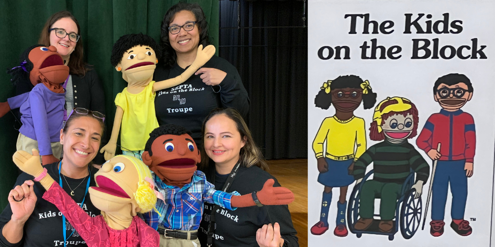 SEPTA Troupe performs Kids on the Block puppet show