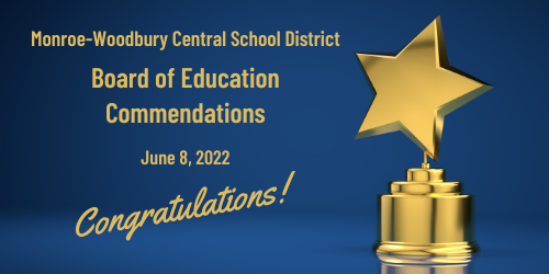 Board of Education Commendations header