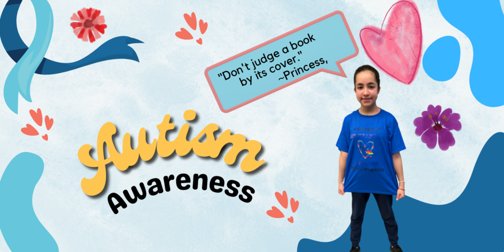 Princess and autism awareness image