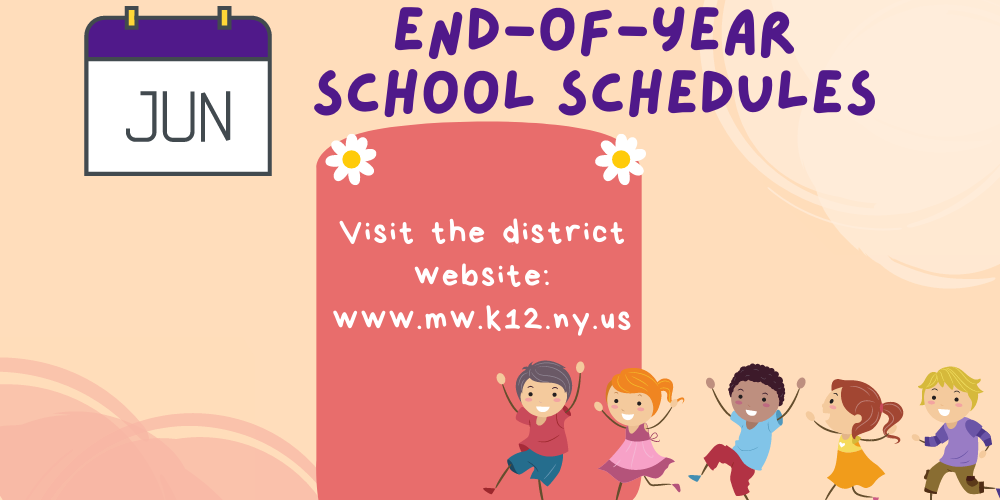 End of Year schedules for all schools are now available Monroe