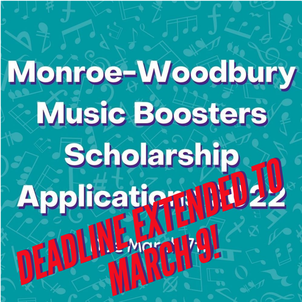 graphic for Music Boosters Scholarship