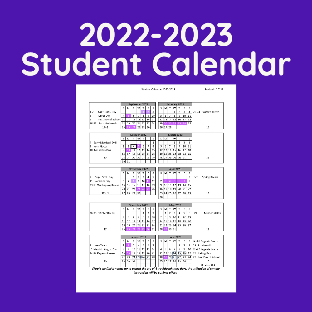 Board of Education approves 2022-2023 Student Calendar | Pine Tree  Elementary