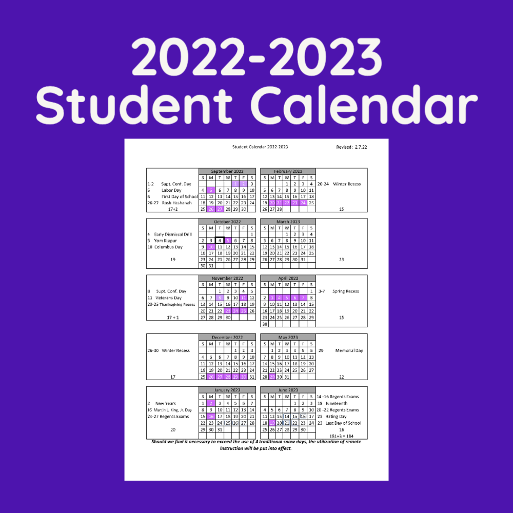 Board of Education approves 2022 2023 Student Calendar Monroe