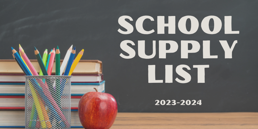 North Main School Supply List are here North Main Elementary