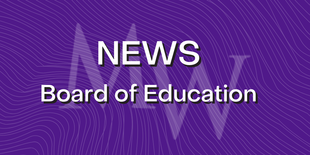 news header for Board of Education