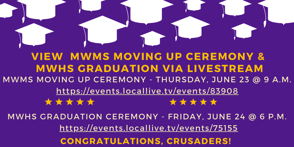 Graduation livestream schedule