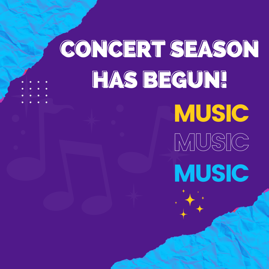 CONCERT SEASON MESSAGE