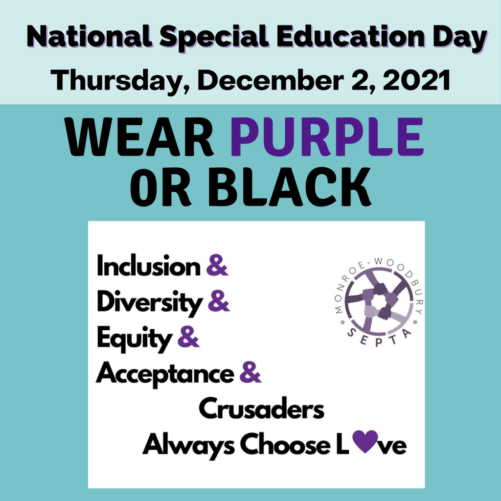Flyer for National Special Education Day