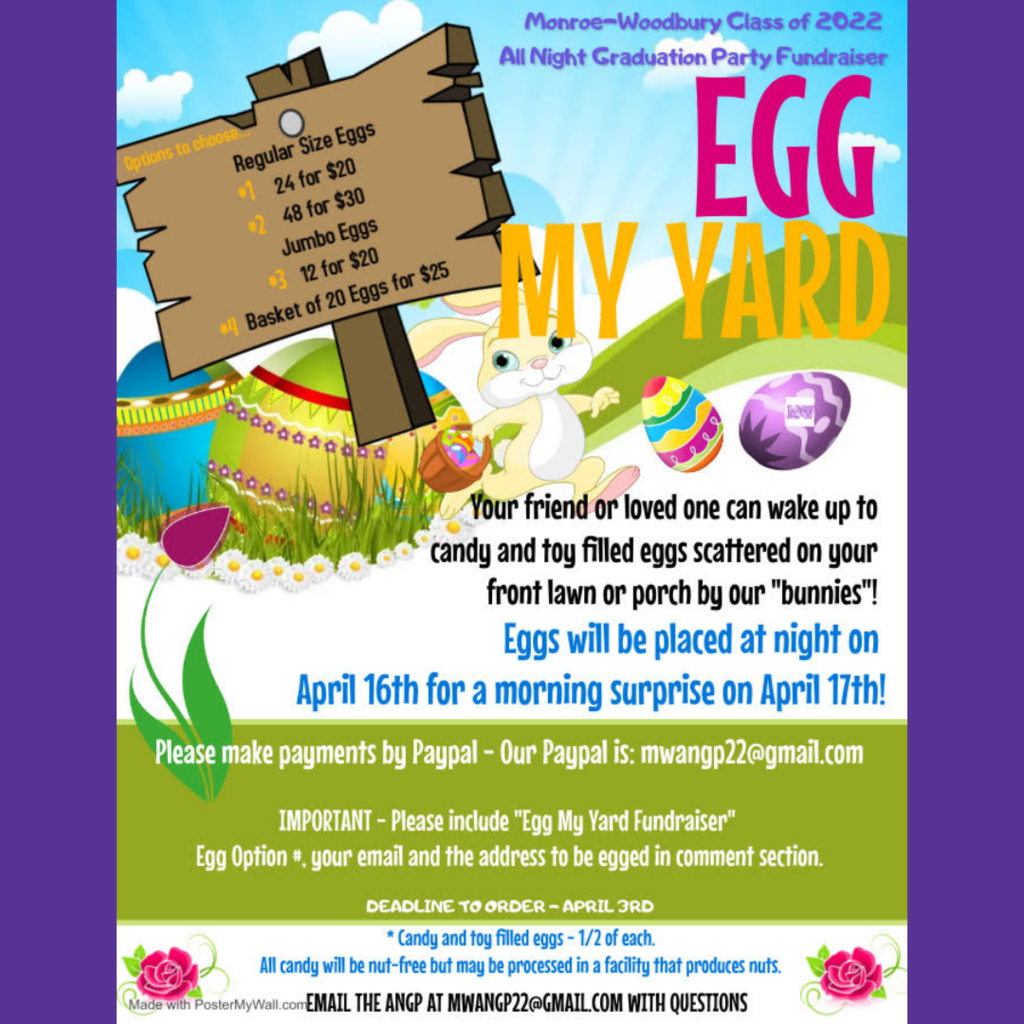 Egg My Yard flyer