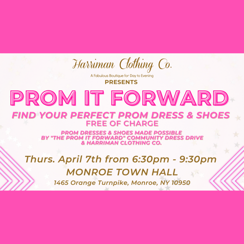 Prom Dress Giveaway event flyer