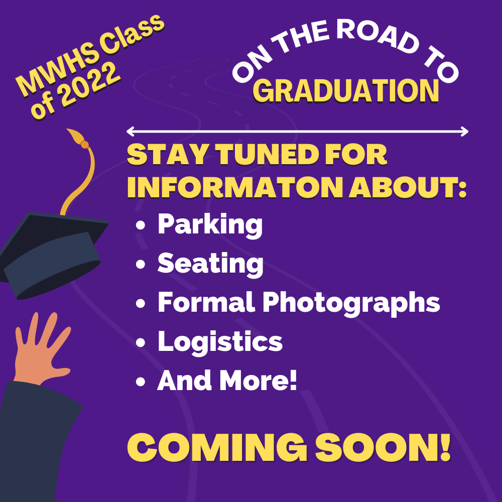Graduation information forthcoming graphic