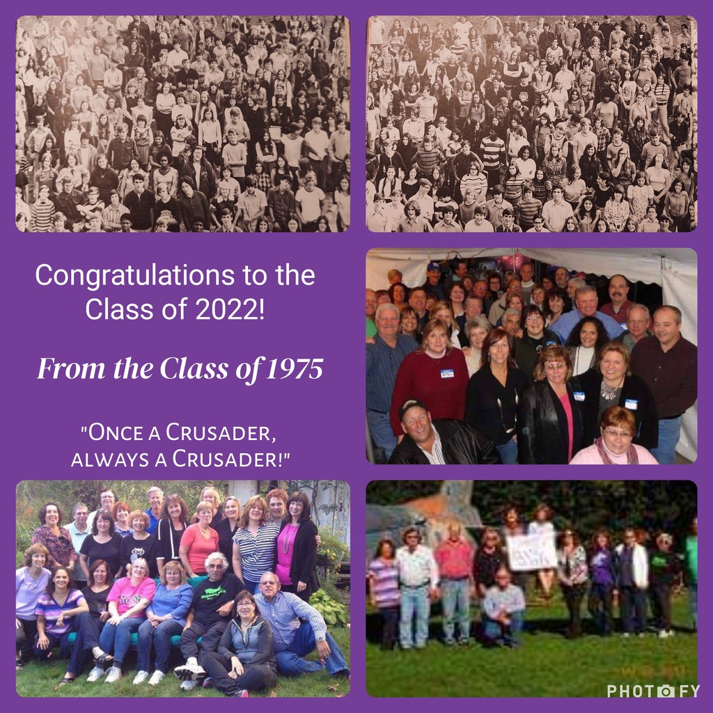 Class of 75 congratulates Class of 2022